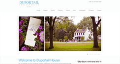 Desktop Screenshot of duportailhouse.com