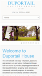 Mobile Screenshot of duportailhouse.com